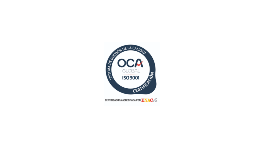 Certificado de calidad - oca ISO 9001 PNG APLICACIONES TORRES
